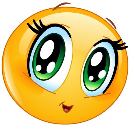 450x442 Big Green Eyes Symbols Emoticons