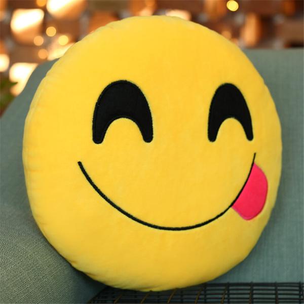 600x600 Emoji Smiley Emoticon Pillow Home Decoration