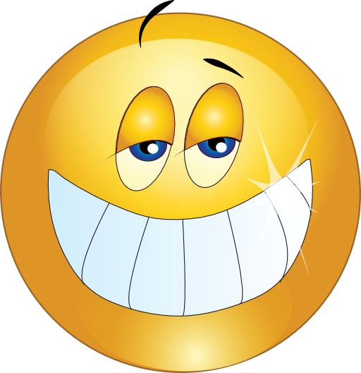 512x528 Clipart Big Smile Smiley Emoticon