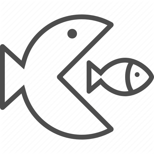 512x512 Big, Eating, Fish, Small Icon