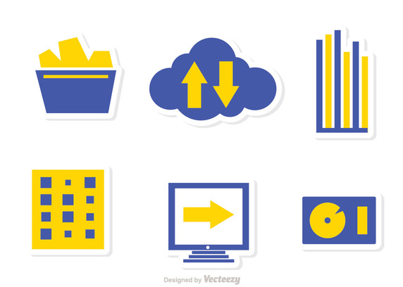 572x408 Big Data Management Icons Pack Vector Free Vector Download