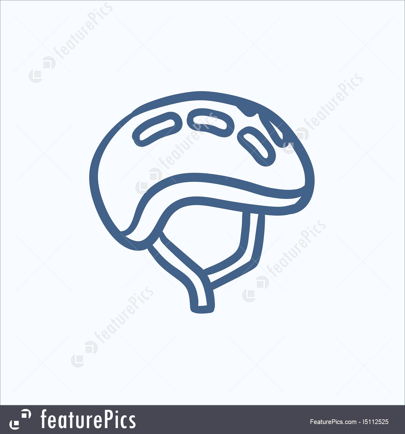 Illustration Of Bicycle Helmet Sketch Icon 1300x1392 Illustration Of Bicycle Helmet Sketch Icon