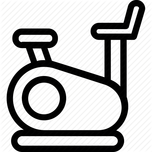 512x512 Ergometer, Exercise, Exercycle, Fitness, Stationary Bicycle Icon