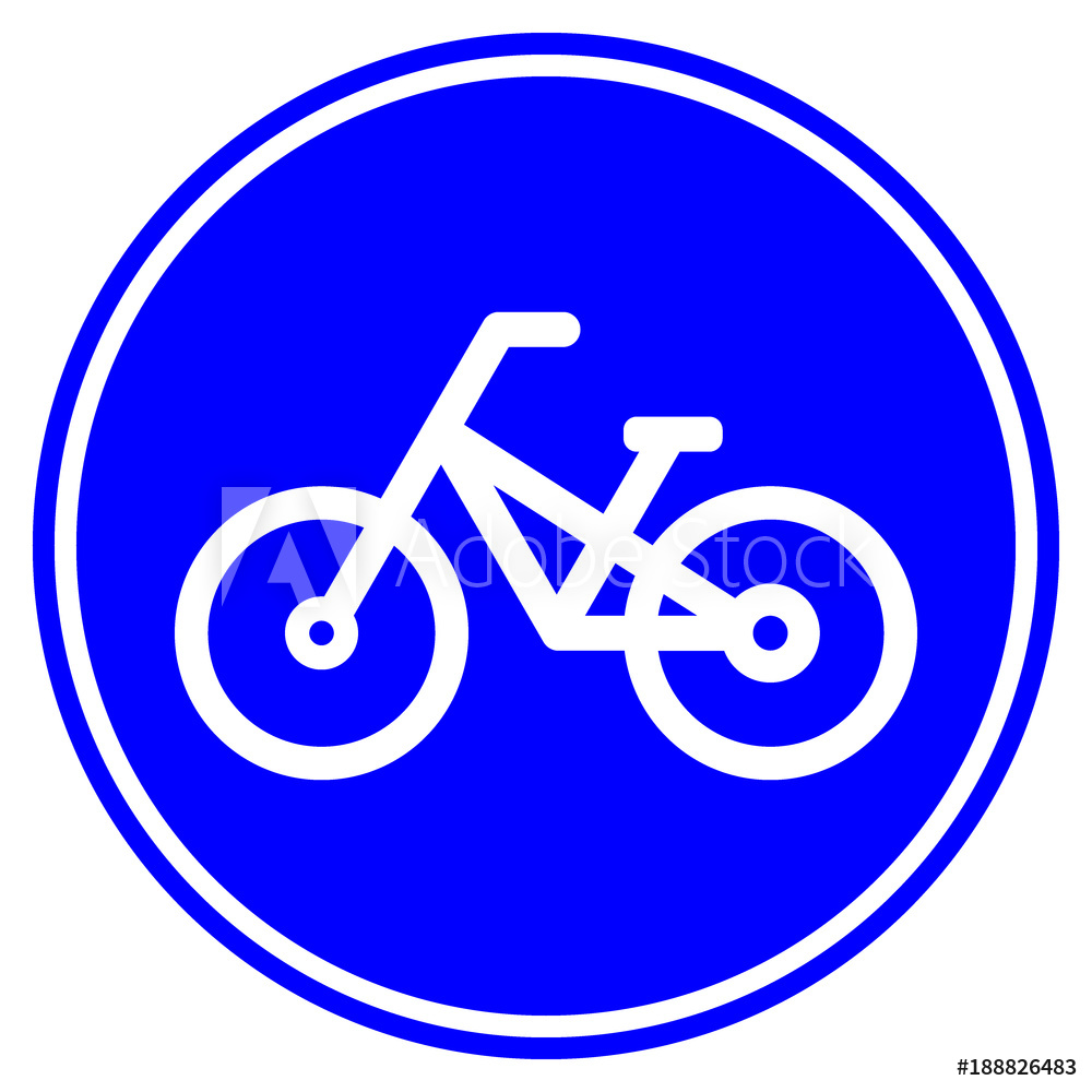 Photo Art Print Bike Lane 1000x1000 Photo Art Print Bike Lane