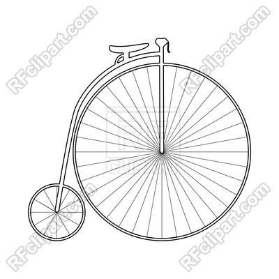 400x400 Retro Bicycle Icon Vector Image Of Transportation