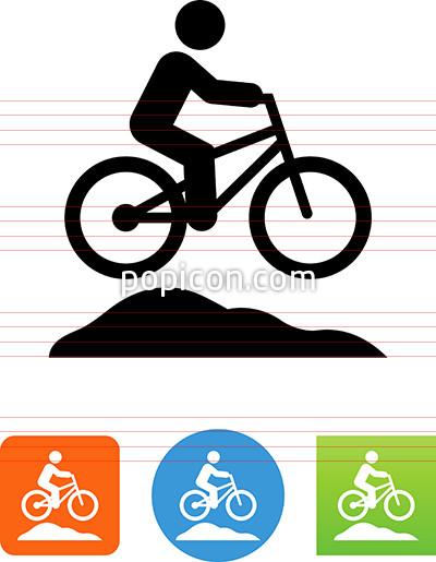 400x515 Mountain Biker Icon