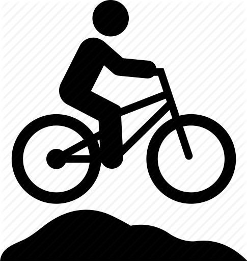 485x512 Bicycle, Bike, Biker, Biking, Mountain, Person, Ride Icon