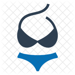 256x256 Bikini Icon Of Flat Style