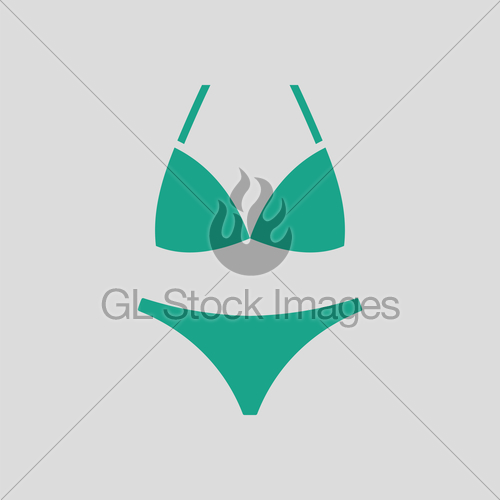 500x500 Bikini Icon Gl Stock Images