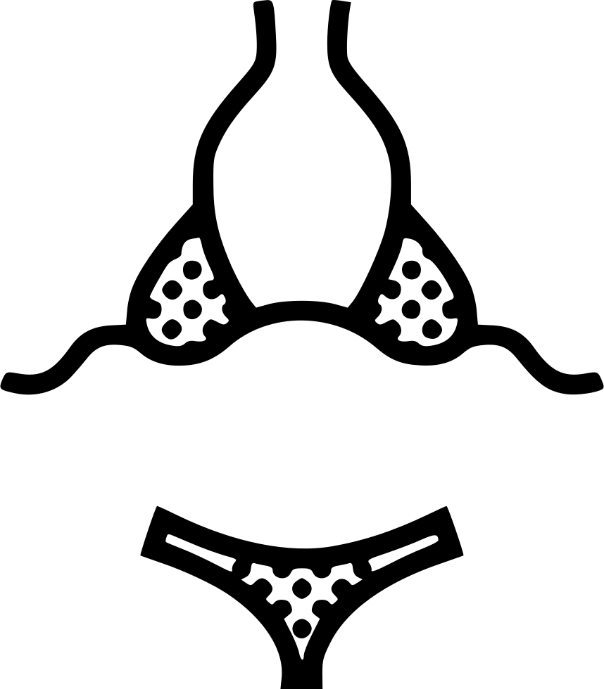 858x980 Bikini Png Icon Free Download