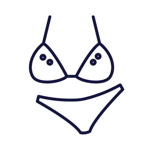 512x512 Line Icons Bikini Icon