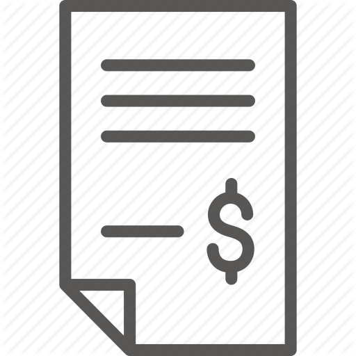 512x512 Bill, Checkout, Document, File, Paper, Payment Icon