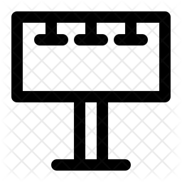 256x256 Billboard Icon Of Line Style