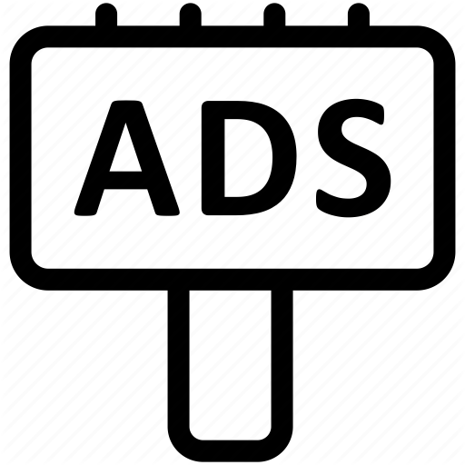 512x512 Ad, Advertising, Billboard Icon