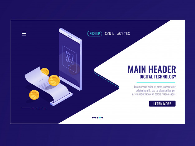 626x469 Online Banking Icon Isometric, Payment Electron Bill, Billing