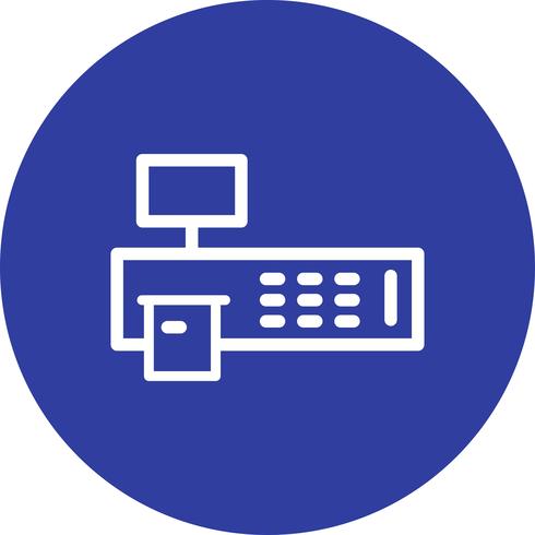 490x490 Billing Machine Vector Icon