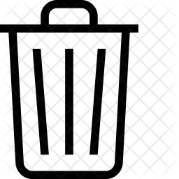 256x256 Delete, Trash, Remove, Recycle, Bn Of Line Style
