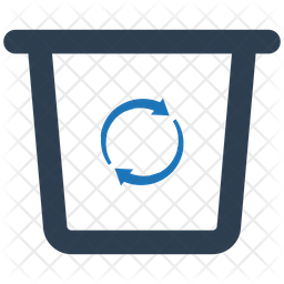 256x256 Recycle Bn Of Flat Style