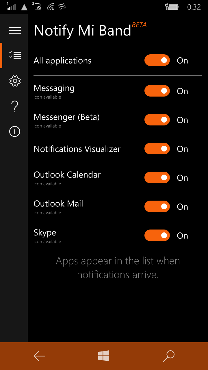 720x1280 Bind Mi Band Notify Mi Band With Application Icons Support