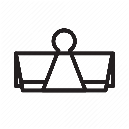 512x512 Attachment, Binder, Binder Clip, Binder Paper, Clip Icon Icon