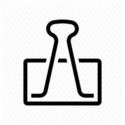 512x512 Binder, Clip, Equipment, Fastener, Office, Paper Icon