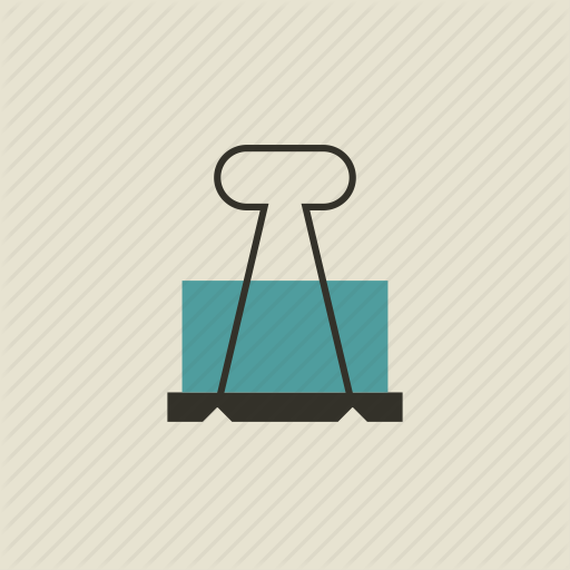 512x512 Binder, Clip, Equipment, File, Holder, Office, Paperclip Icon