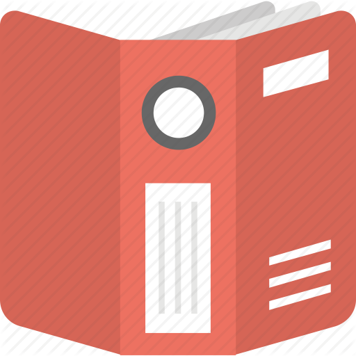 512x512 Box File, Document Folder, Open File, Paper Management, Ring