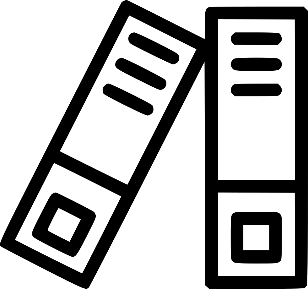 981x920 Folders Binder Archive Record Office Document Png Icon