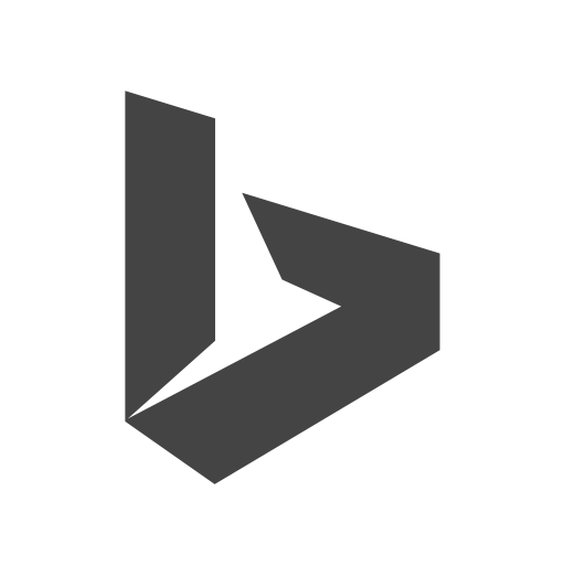 512x512 Bing Icon Of Glyph Style