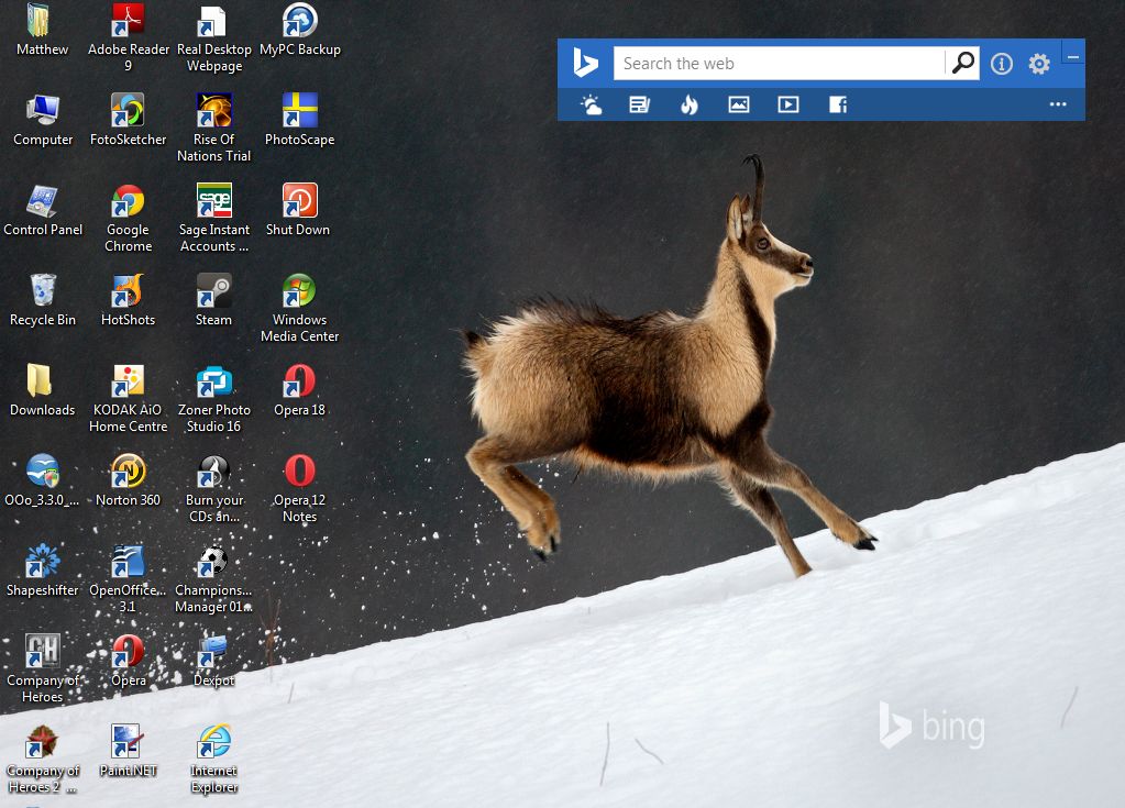1023x735 How To Automatically Change Windows Desktop To New Bing Wallpaper
