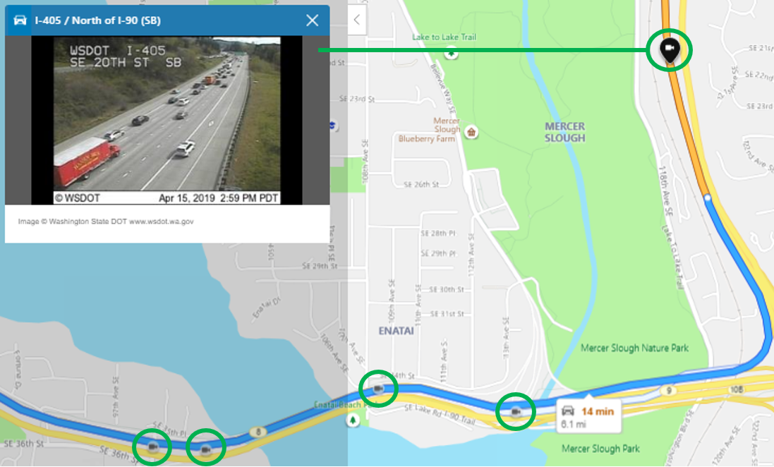 1097x662 See The Road Ahead With Traffic Camera Images On Bing Maps Maps Blog