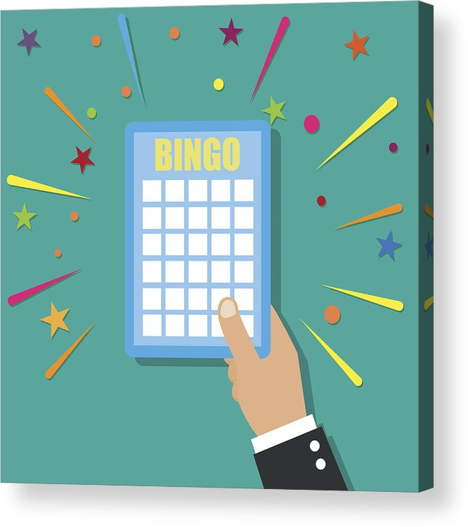 666x750 Bingo Icon Vector Flat Icon Isolated On The White Background
