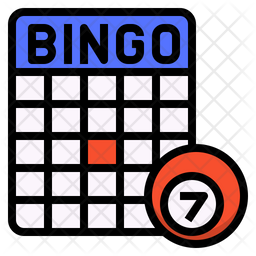 256x256 Bingo Icon Of Colored Outline Style