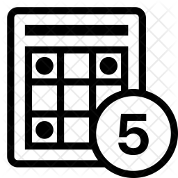 256x256 Bingo Icon Of Line Style