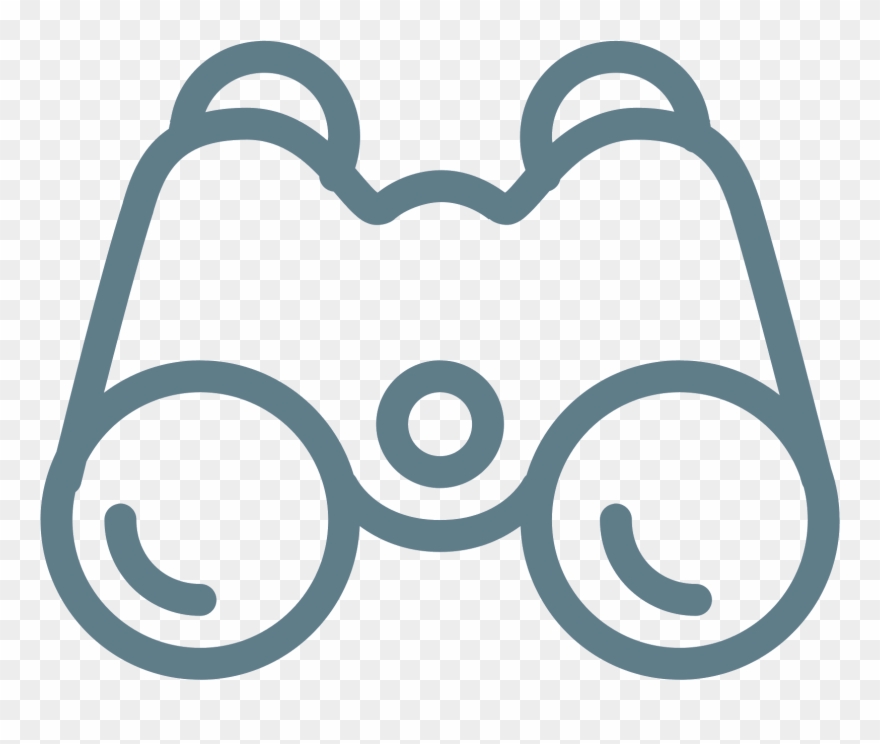 880x744 Vector Binoculars Simple