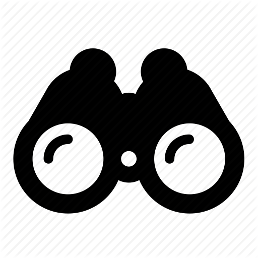512x512 Binoculars, Find, Magnifying Glass, Search Icon