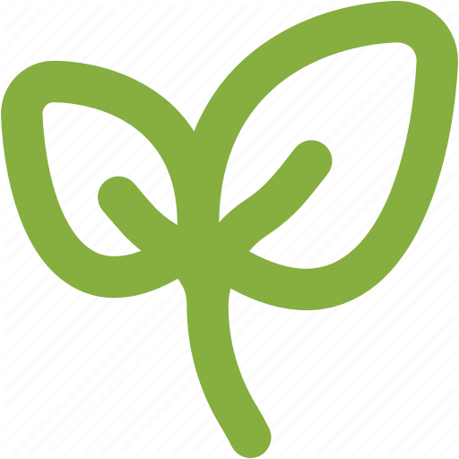 512x512 Bio, Bold, Eco, Green, Leaf, Nature, Outline Icon