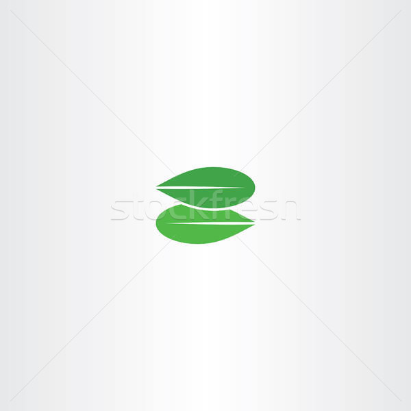 600x600 Green Leaf Letter Z Eco Logo Bio Icon Vector Illustration Blasko