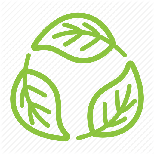 512x512 Bio, Eco, Ecology, Leaf, Organic, Recycle, Recycling Icon