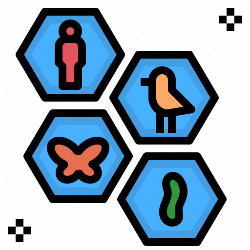 512x512 Biodiversity, Biology, Ecology, Organism, Species Icon