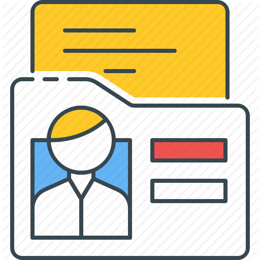 512x512 Bio, Biography, File, Folder, Information, Profile, Student Icon