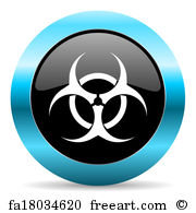 180x195 Free Art Print Of Biohazard Icon Freeart