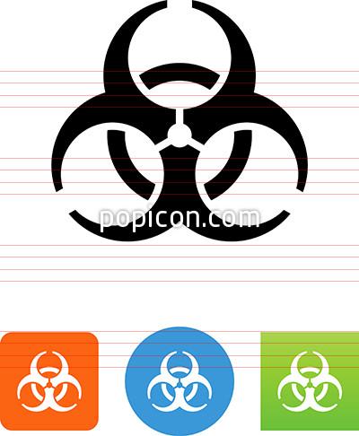 400x486 Vector Biohazard Icon