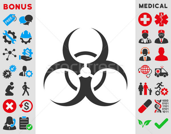 600x468 Biohazard Symbol Icon Vector Illustration Victor Ivlichev