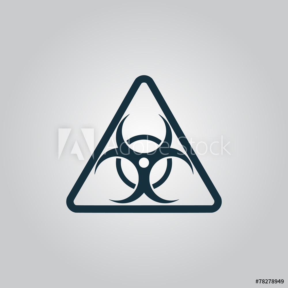 1000x1000 Photo Art Print Black Biohazard Symbol Icon Isolated Europosters