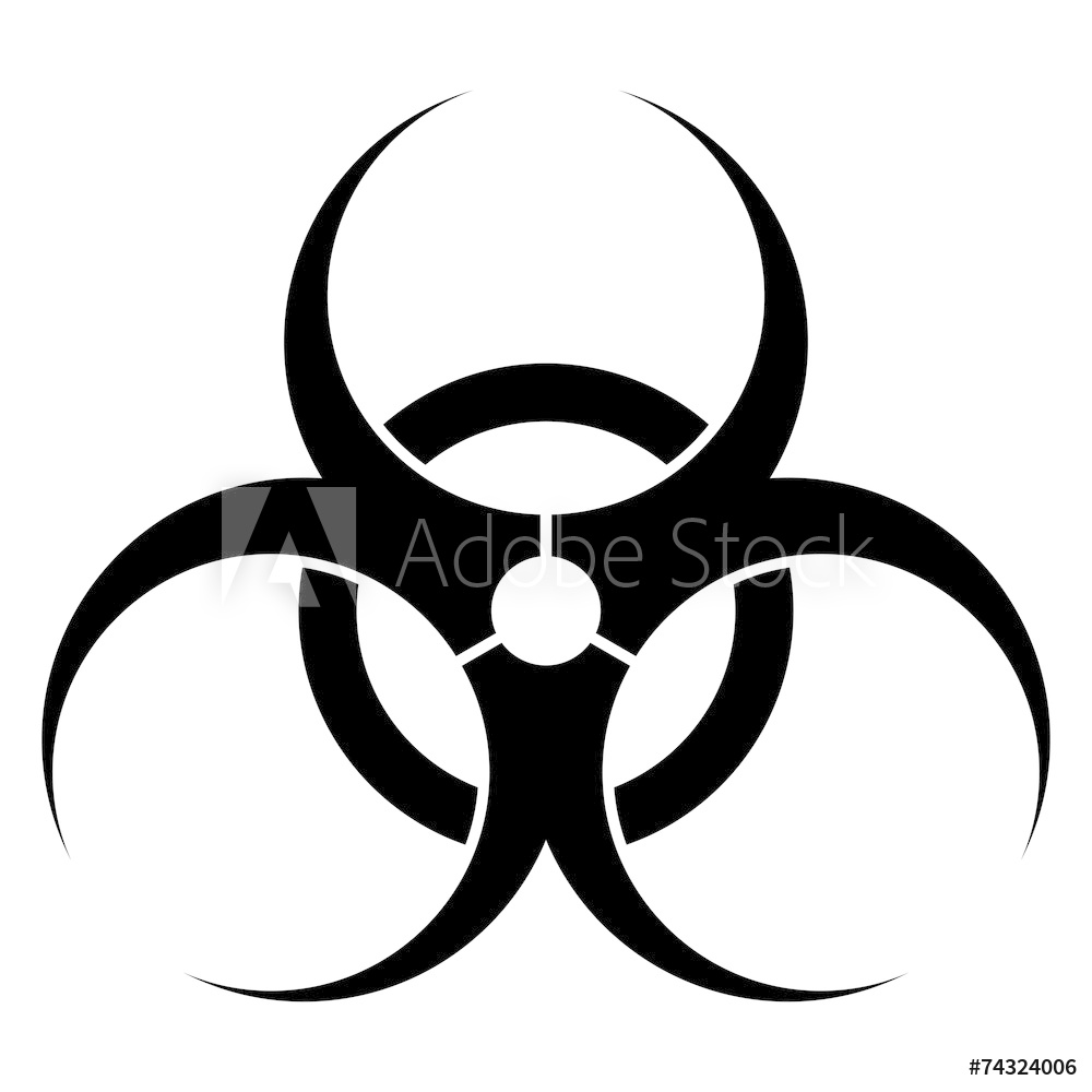 1000x1000 Photo Art Print Biohazard Symbol Icon Europosters