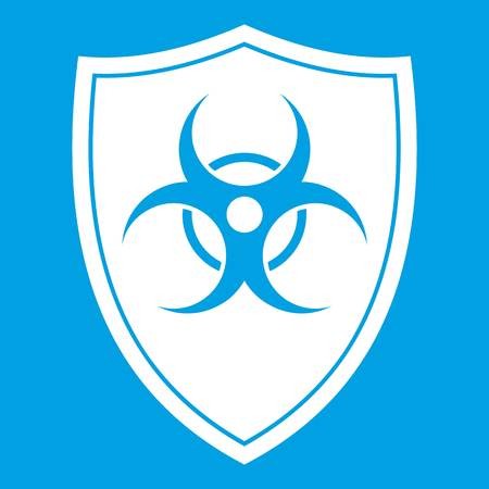 450x450 Shield With A Biohazard Sign Icon White