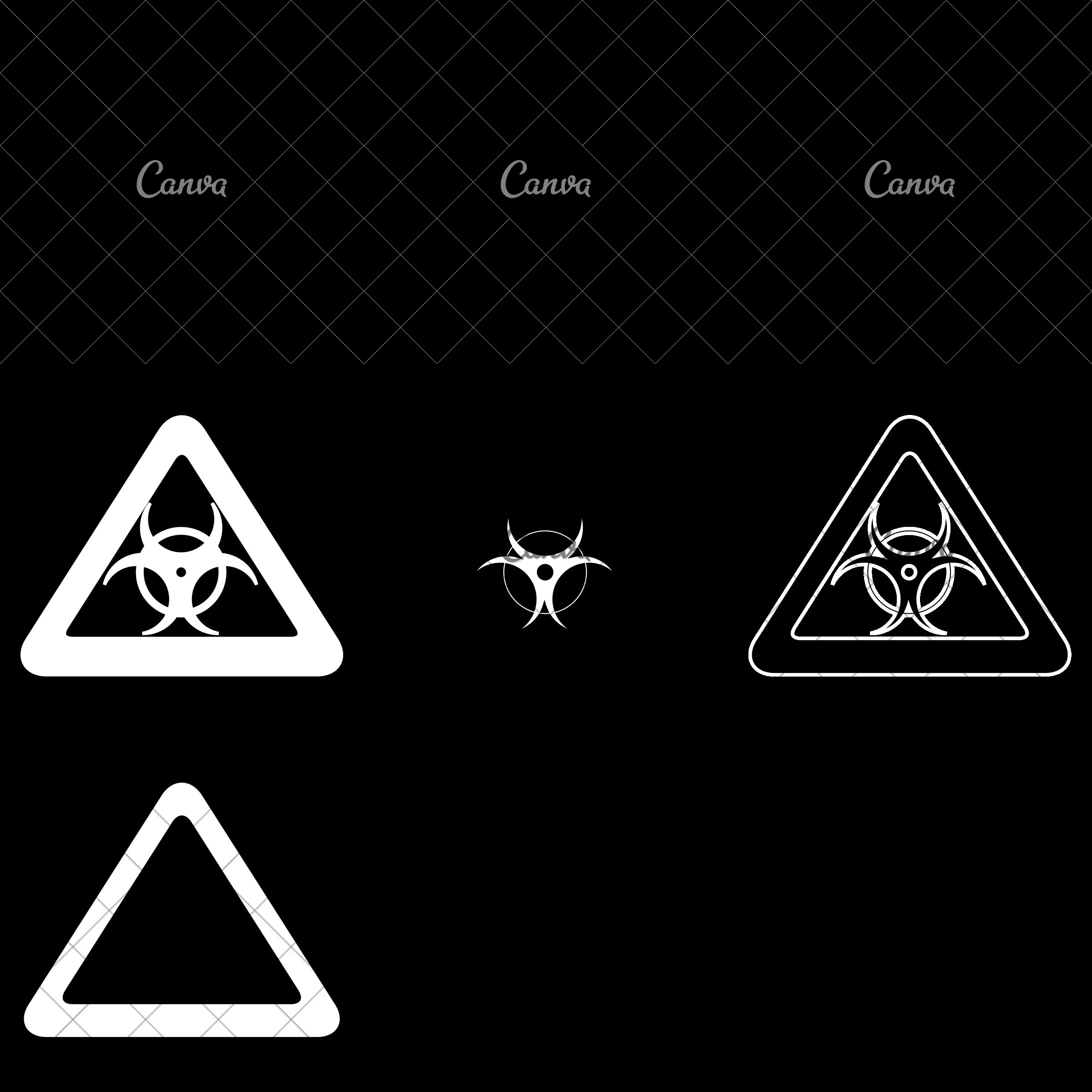 2400x2400 Biohazard Sign Icon