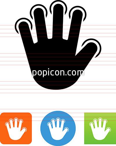 400x505 Biometric Scan Icon