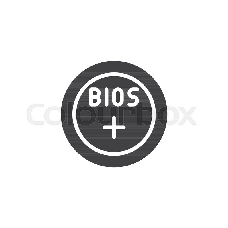 800x800 Bios Battery Icon Vector, Filled Flat Stock Vector Colourbox